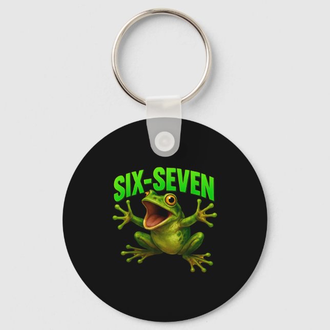 Llavero Frog 67 Meme Six Seven Funny Gen Alpha  (Anverso)