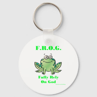 Llavero FROG (Confía plenamente en Dios)