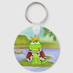 Llavero Frog Prince Keychain