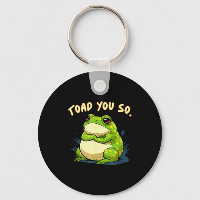 Llavero Frog Shirt Toad You So Funny Toad Meme  (Anverso)