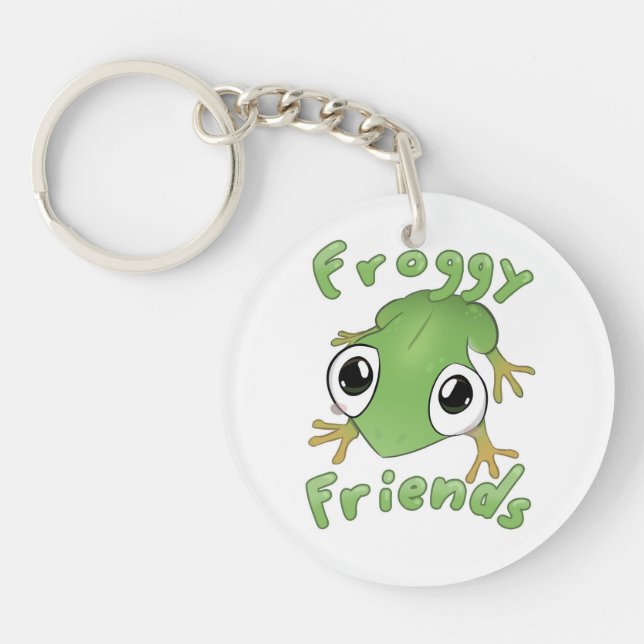 Llavero Froggy Friends Acrylic Keychain (Frente)