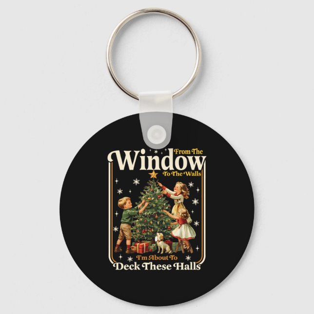 Llavero From Windows To Walls Holiday Party Funny Adult Hu (Anverso)