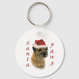 Llavero Frontera Terrier Santa Paws