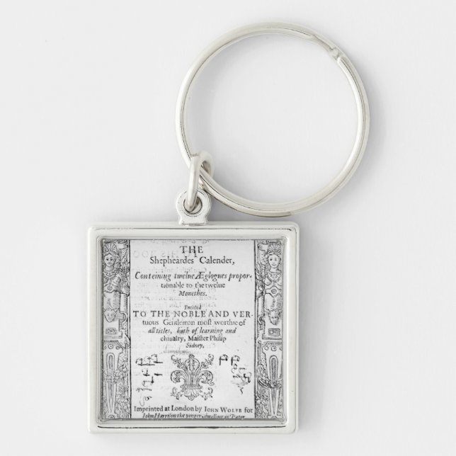 Llavero Frontispiece 'del Shepeards Calendar (Frente)