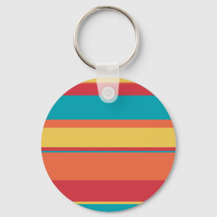 Llavero Fruity Tropical Tonal Stripes