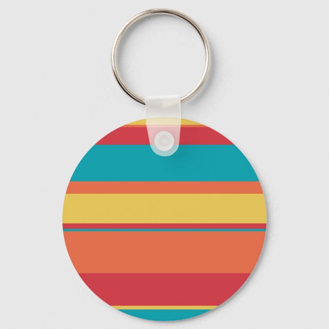 Llavero Fruity Tropical Tonal Stripes (Anverso)