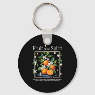 Llavero Fruta Cristiana De La Naranja De Fruta De La Vendi
