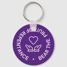 Llavero Fruta de la cadena de claves del arrepentimiento