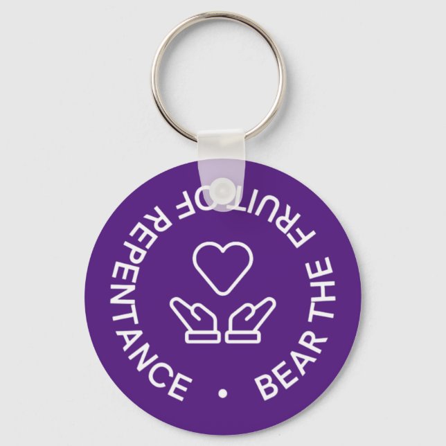 Llavero Fruta de la cadena de claves del arrepentimiento (Anverso)