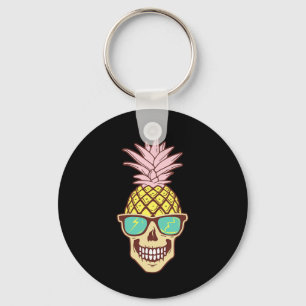 Llavero Fruta de la piña del cráneo Sungles Hawaiian Aloha