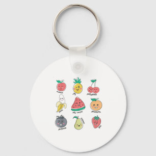 Llavero Fruta De Las Virtudes De Espíritu Cute Niños Crist
