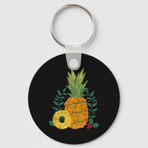 Llavero Fruta de verano hawaiano Piña Navidad tropical