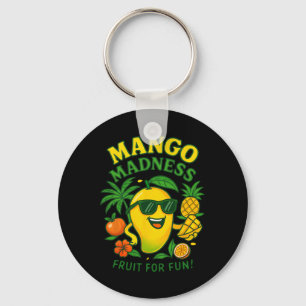 Llavero Fruta divertida de mango Mangos Vacaciones de vera