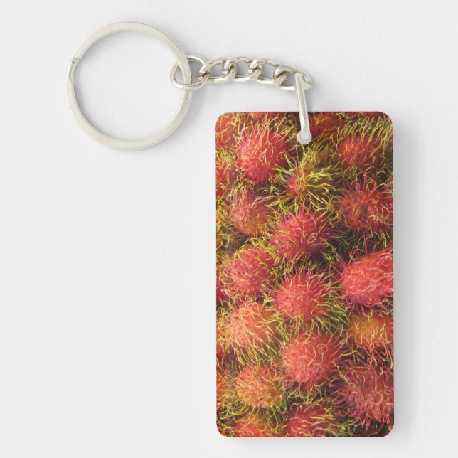 Llavero Fruta tropical de Rambutan (Frente)