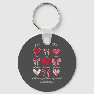 Llavero Fruto De Los Corazones Cristianos Sritos Gálatas 5