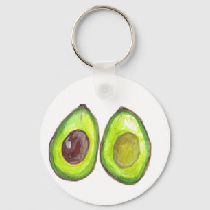 Llavero Fruto verde aguacate
