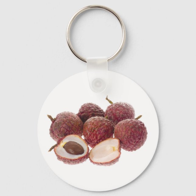 Llavero Frutos tropicales - Lychees (Anverso)
