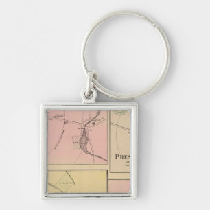 Llavero Ft Fairfield, Isla Presque, Mapa Caribou
