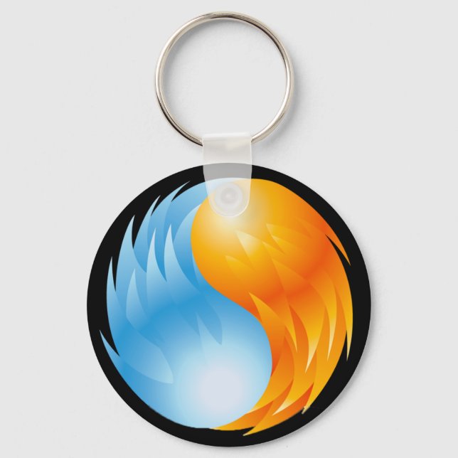 LLAVERO FUEGO Y AGUA (Anverso)