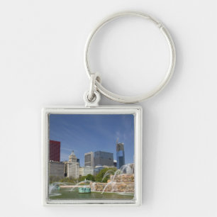 Llavero Fuente de Buckingham, ubicada en Grant Park, 2