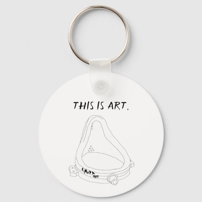 Llavero Fuente de Marcel Duchamp R.Mutt 1917 (Anverso)