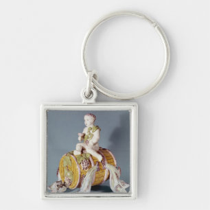 Llavero Fuente del vino en la forma