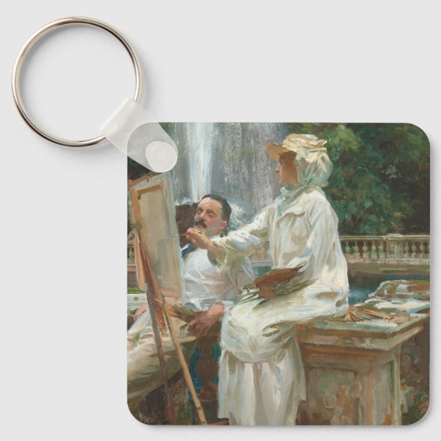 Llavero Fuente Villa Torlonia Frascati, Italia por Sargent (Anverso)