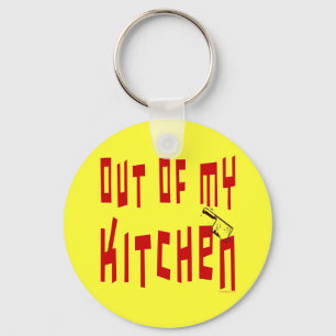 Llavero Fuera de mi cocina diciendo