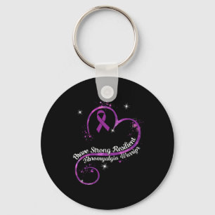 Llavero Fuerte resistencia Fibromialgia Conciencia Guerrer
