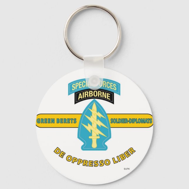 LLAVERO FUERZAS ESPECIALES AIRBORNE "DE OPPRESSO LIBER" (Anverso)