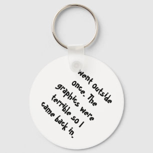 Llavero Fui exterior una vez que los gráficos eran