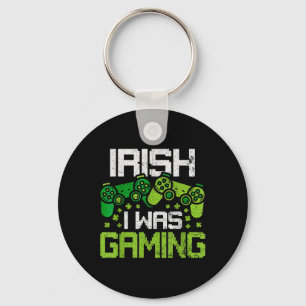 Llavero Fui irlandés jugando divertido día de San Patricio