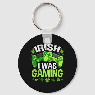 Llavero Fui irlandés jugando divertido día de San Patricio