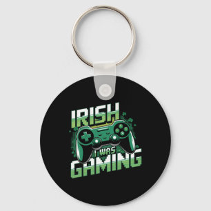 Llavero Fui irlandés jugando divertido día de San Patricio