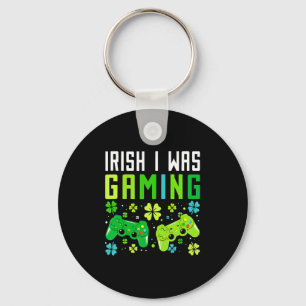 Llavero Fui irlandés jugando divertido día de San Patricio