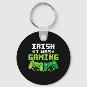 Llavero Fui irlandés jugando divertido día de San Patricio
