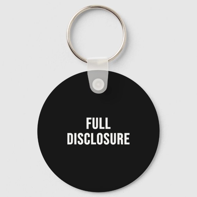 Llavero Full Disclosure  (Anverso)