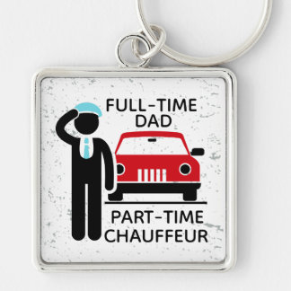 Llavero Full-Time Dad Part-Time Chauffeur Busy Dad