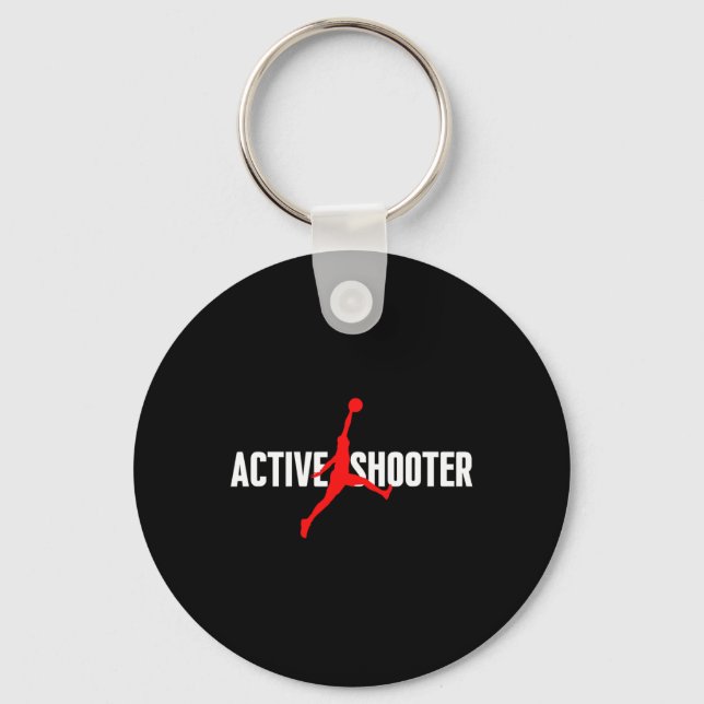 Llavero Fun Active Shooter Baloncesto le gusta el sarcasmo (Anverso)