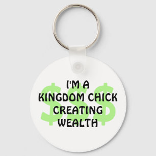 Llavero Fun Christian KINGDOM CHICK Emprendedor