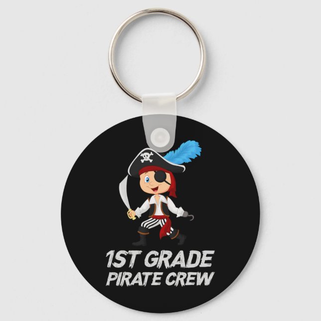 Llavero Fun Cute de Primer Grado Pirata Halloween (Anverso)