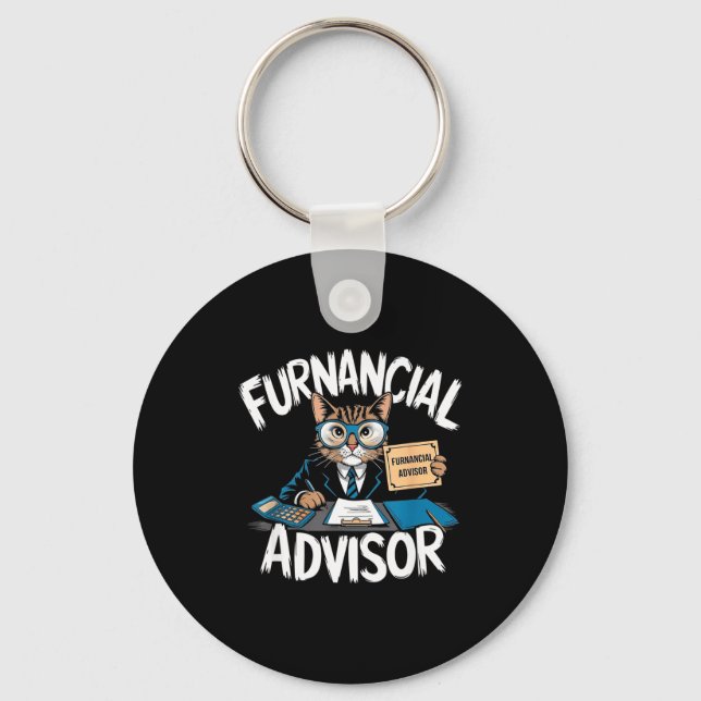 Llavero Fun Financial Planner Gift Funny Retirement Adviso (Anverso)
