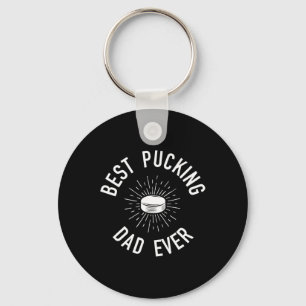 Llavero Fun Hockey Dad Pun Regalos a mejor papá que ha toc