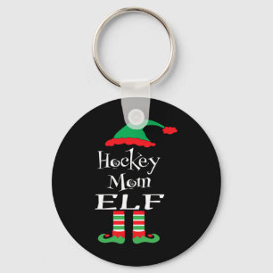 Llavero Fun Hockey Mamá Elf Xmas Partido Familiar Mujeres