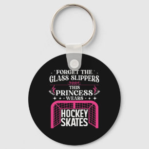 Llavero Fun Ice Hockey Arte Para Mujeres Chicas Jugar Hock