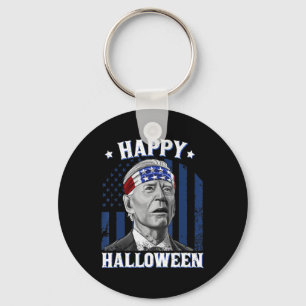 Llavero Fun Joe Biden Feliz Halloween Confundido Para El 4