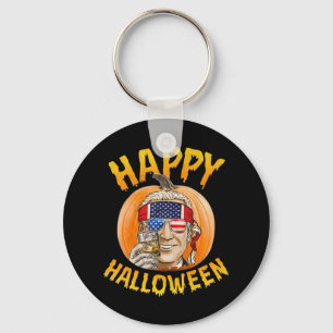 Llavero Fun Joe Biden Pumpkin Feliz Halloween Confuso
