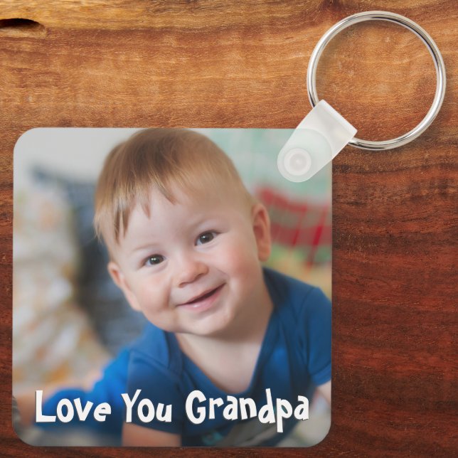 Llavero Fun Love You Abuelo Photo (Reverso )