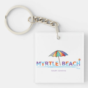 Llavero Fun Myrtle Beach, cadena de claves SC