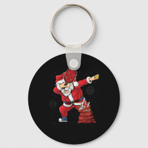 Llavero Fun Pickleball Navidades Santa Jugando Pickleball